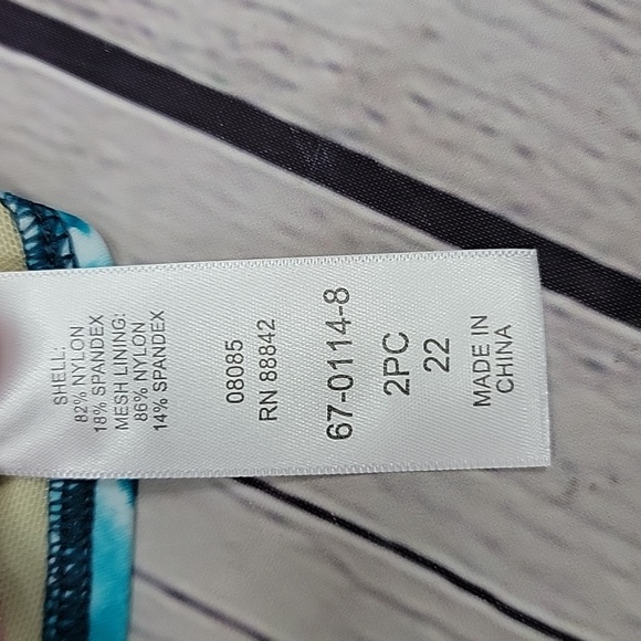 QVC Swim Qvc Kim Gravel Swimsuit For All Tankini And Brief Set